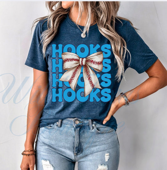 Hooks Baseball Tee